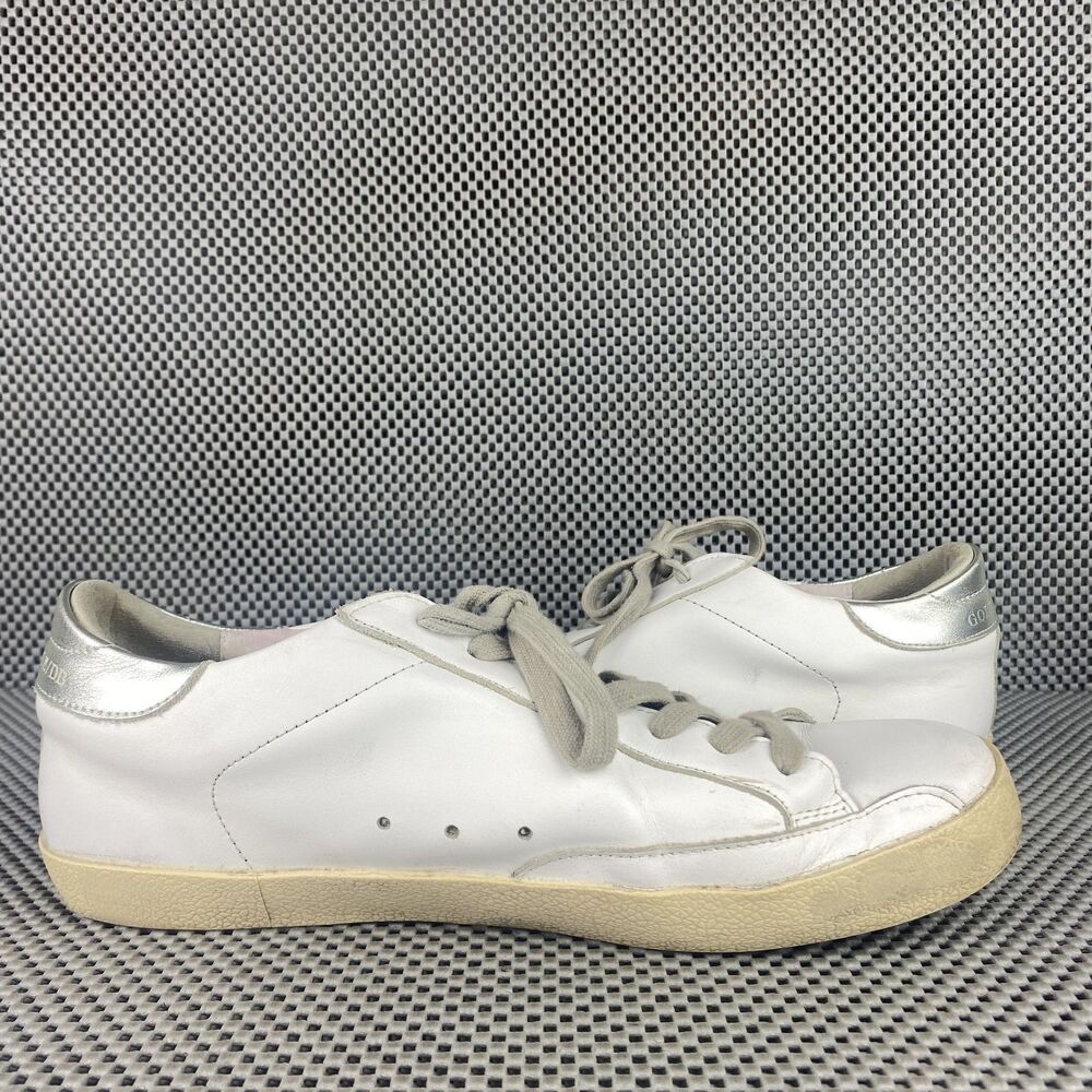 Golden Goose Super-Star Classic Sneakers Adult 42 M9 L12 White Leather Low Top - Picture 3 of 13